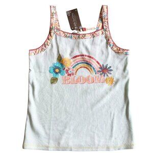 NEW Matilda Jane Bloom Rainbow Flowers Tank Top - Size 10